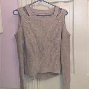 HOLLISTER cold shoulder sweater